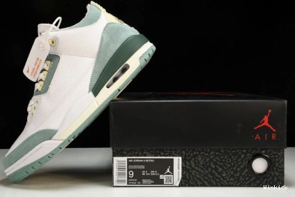 Air GREEN WHITE “ 3 Jordan DT8532-130 0826